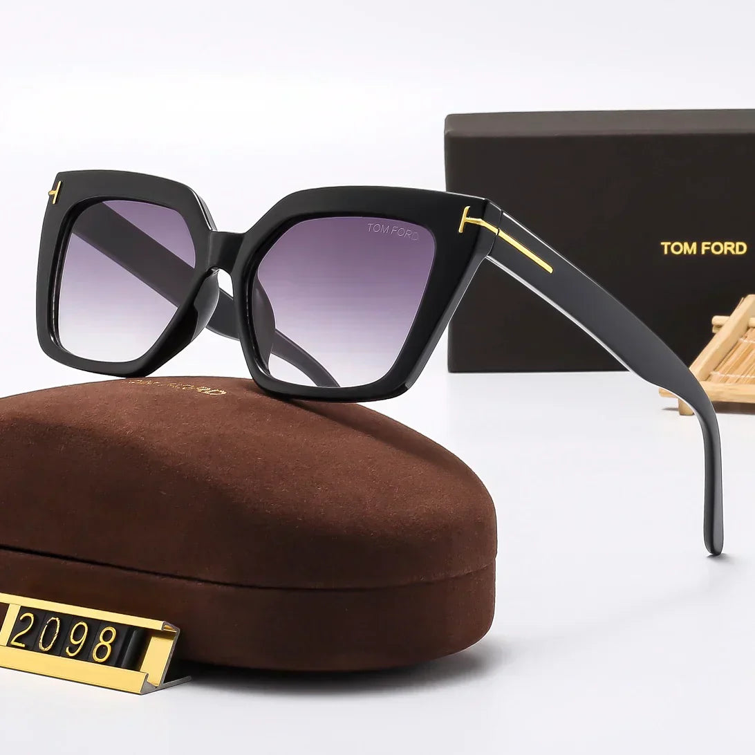 TOM FORD Square Round Sunglasses 2098