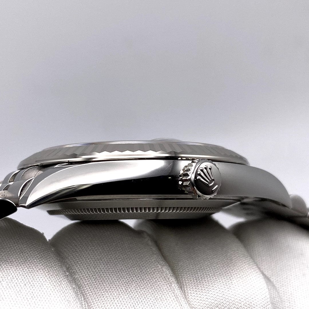 2025 Watch Datejust 126334 Stainless Steel Slate Diamond Dial Jubilee