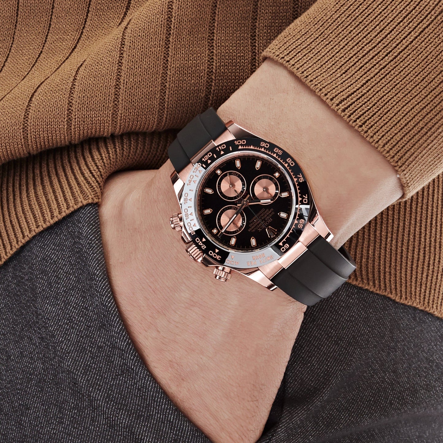 2025 Watch Daytona 116515LN Rose Gold Black Dial (2022)
