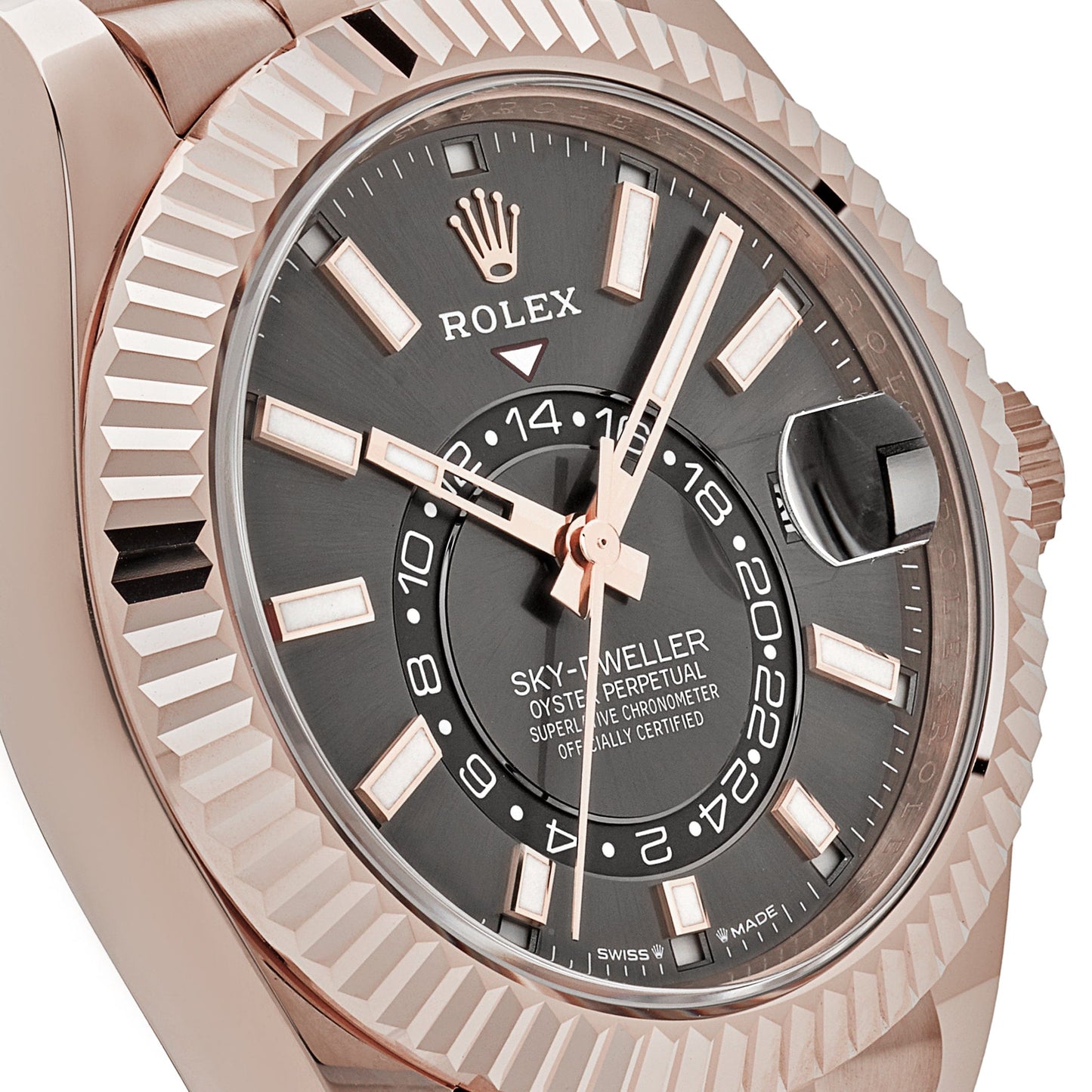 2025 Watch Sky-Dweller 336935 Everose Gold Slate Dial Jubilee