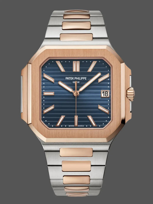 CLASSIC Cubitus 5821/1AR-001 Stainless Steel Rose Gold Blue Dial Men's Watch