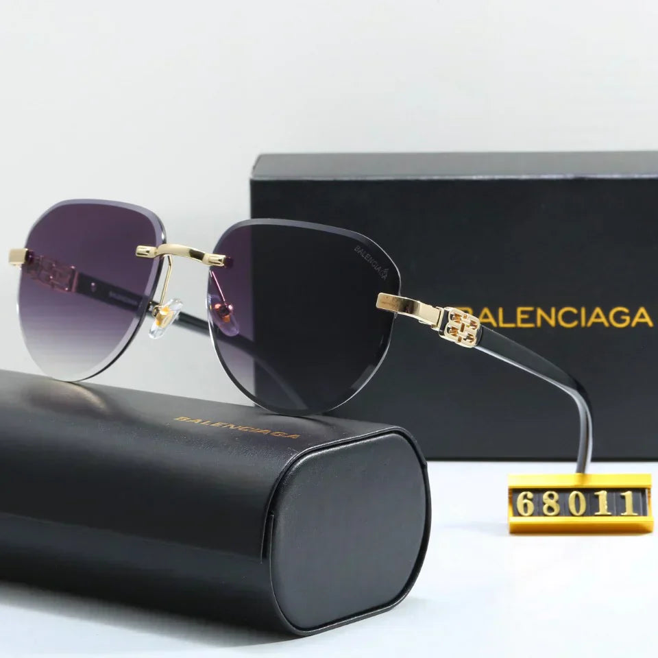 2025 New frameless 68011 sunglasses