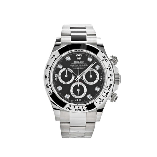 2025 Watch Daytona 116509 White Gold Black Diamond Dial (2022)