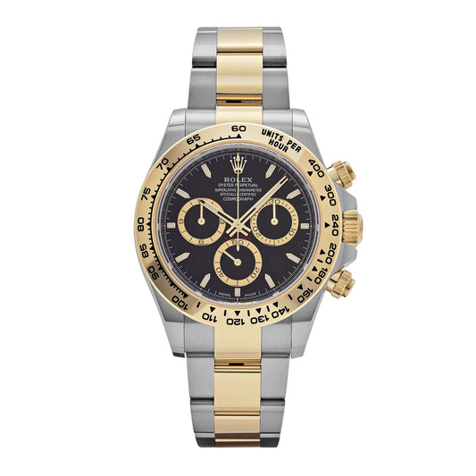 2025 Watch Daytona 126503 Stainless Steel Yellow Gold Black Dial (2024)