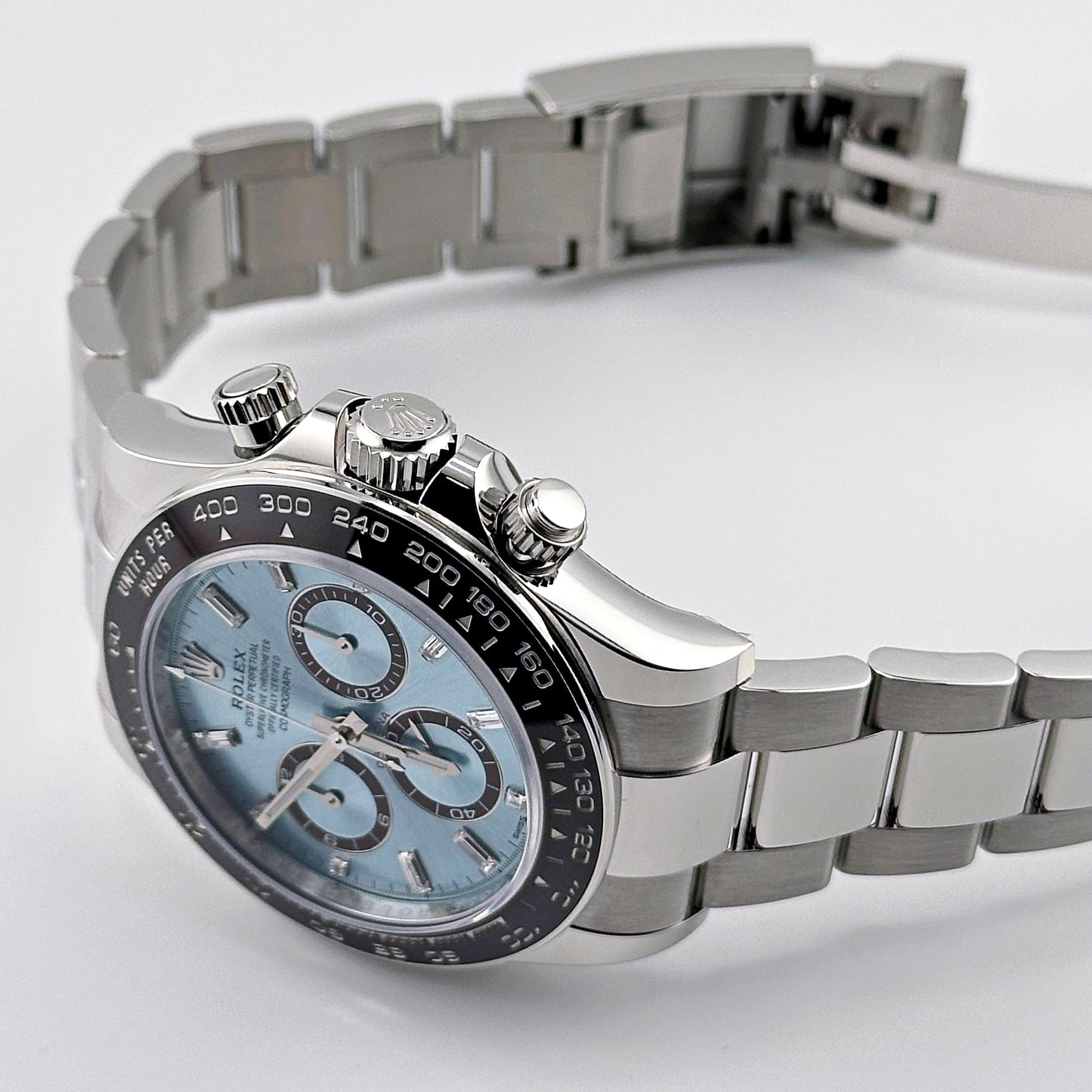 2025 Watch Daytona 126506 Platinum Ice Blue Baguette Dial (2024)