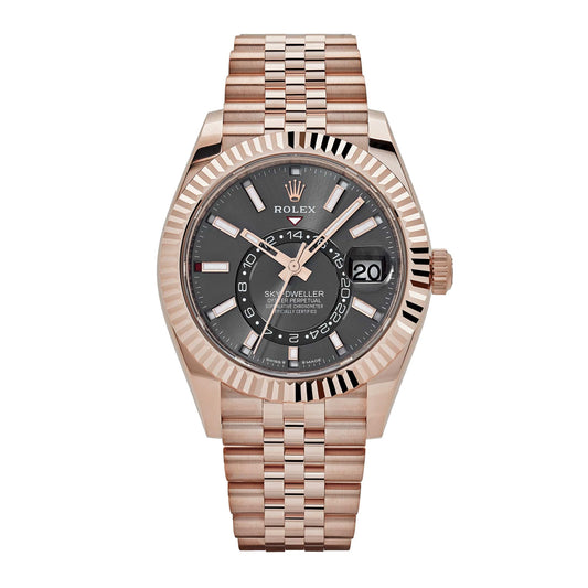 2025 Watch Sky-Dweller 336935 Everose Gold Slate Dial Jubilee